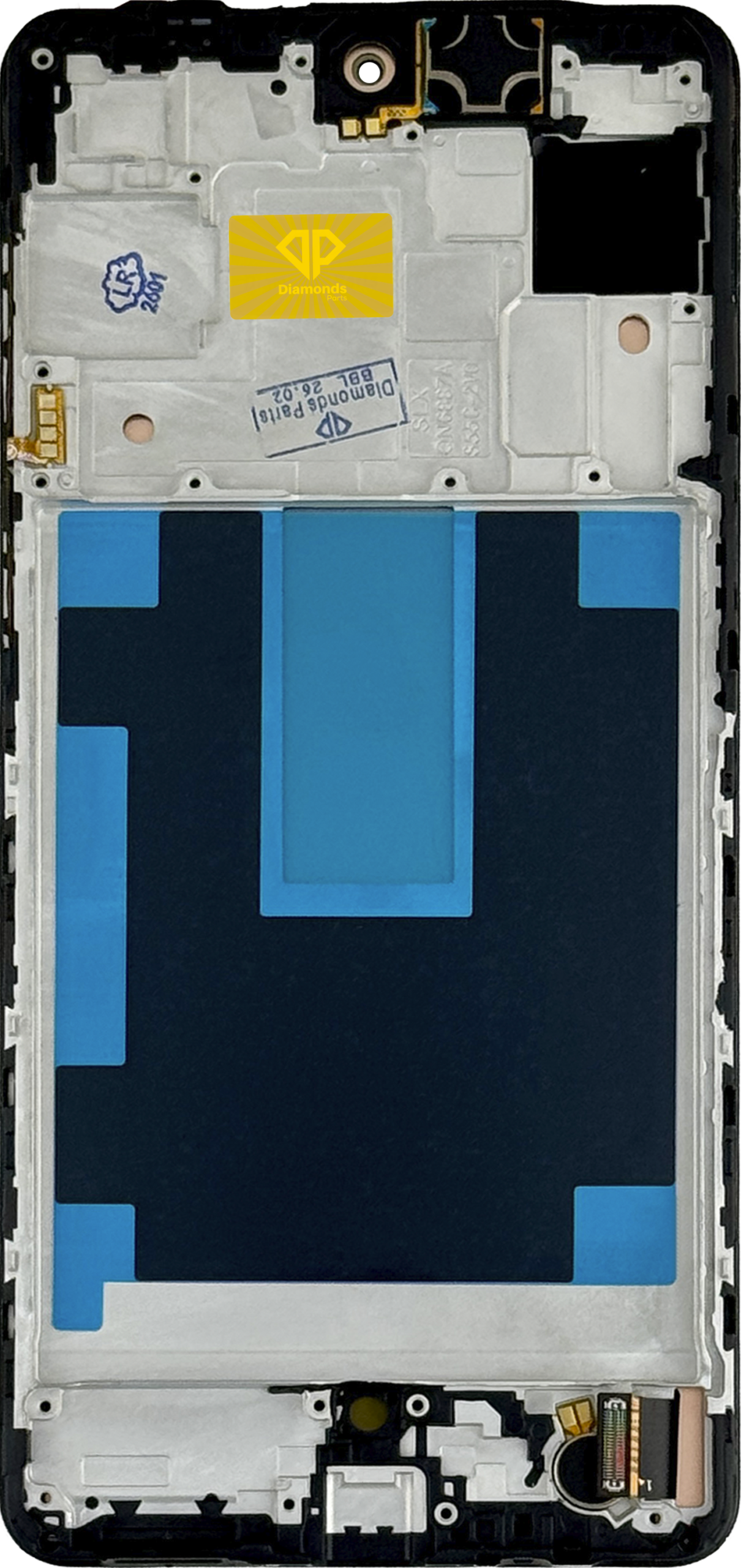TELA SM-M55 OLED com aro - DIAMONDS — frontal completo com touch — imagem 1