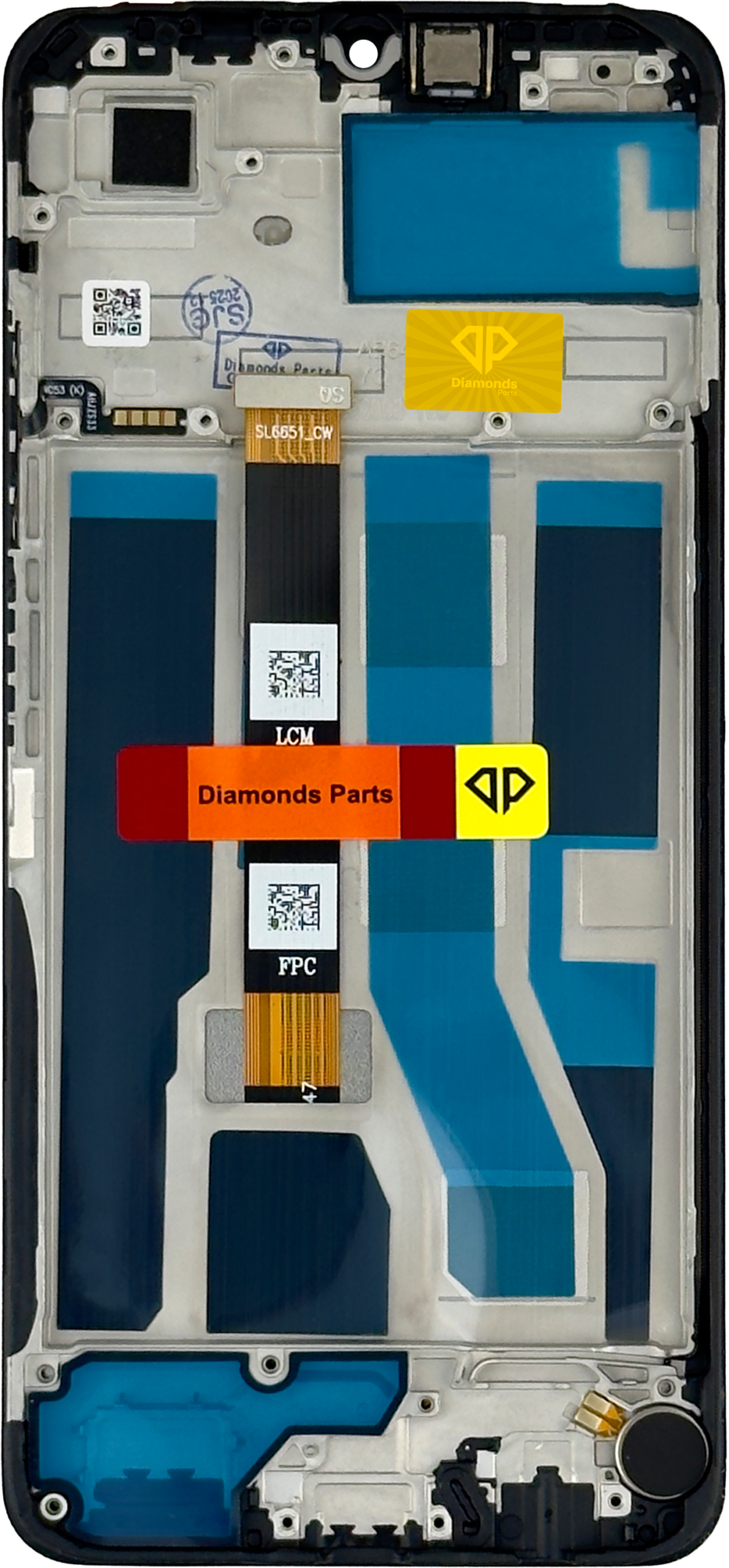 TELA REALME C51/NOTE 50 com aro - DIAMONDS — imagem 1