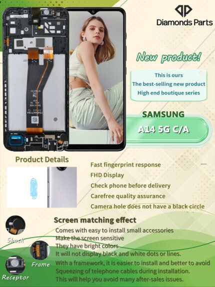 Tela FHD Samsung A14-5G