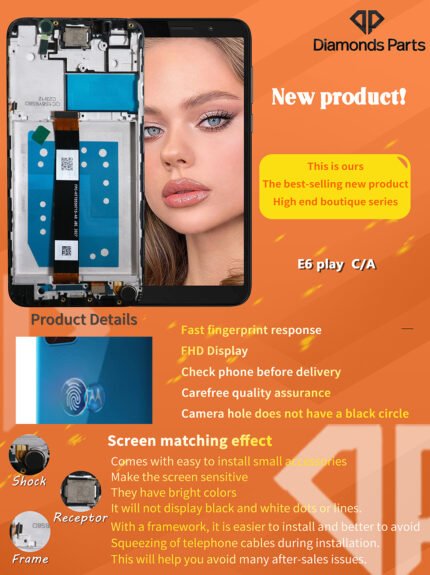 Tela Moto E6-play C/A